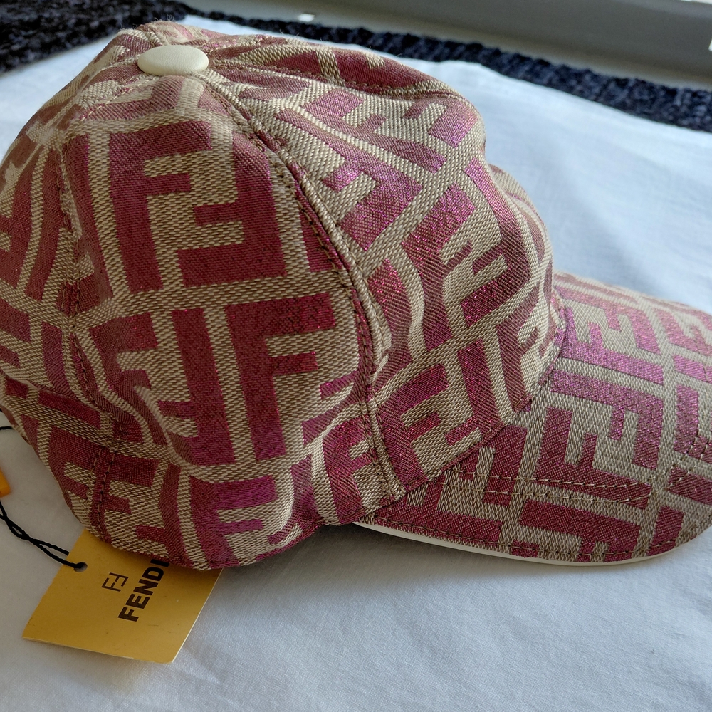 Fendi Monogram Baseball Cap.